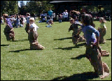 potato sack race